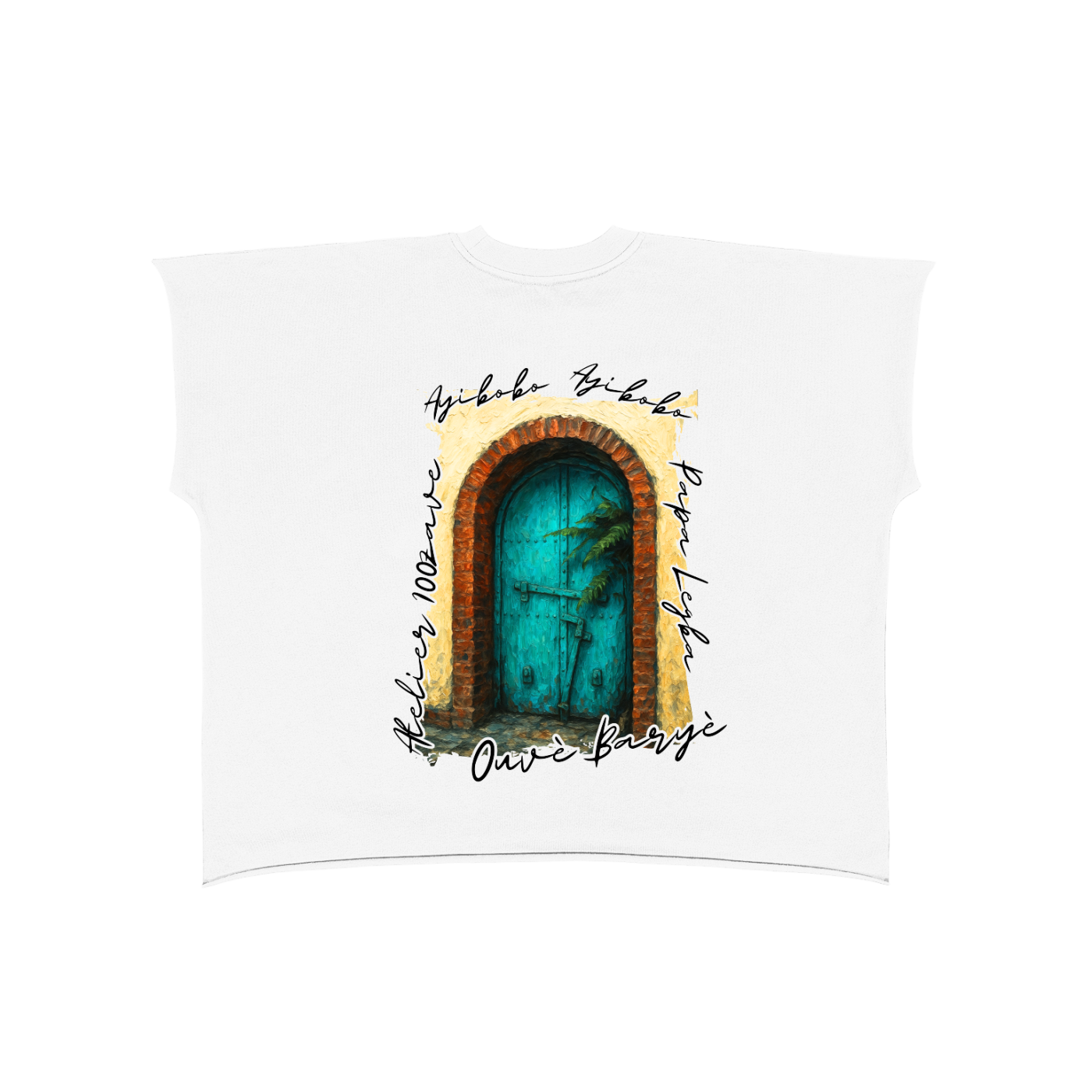 Ouvè Baryè x Sandra Talleyrand - Boxy T-Shirt