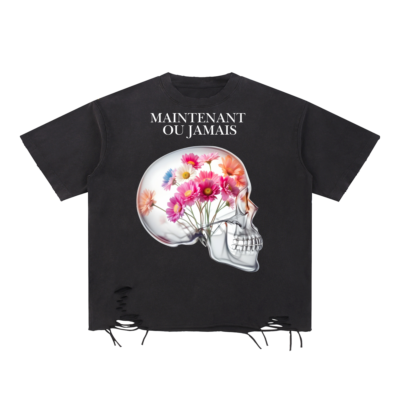 MOJ - Raw-Hem T-Shirt
