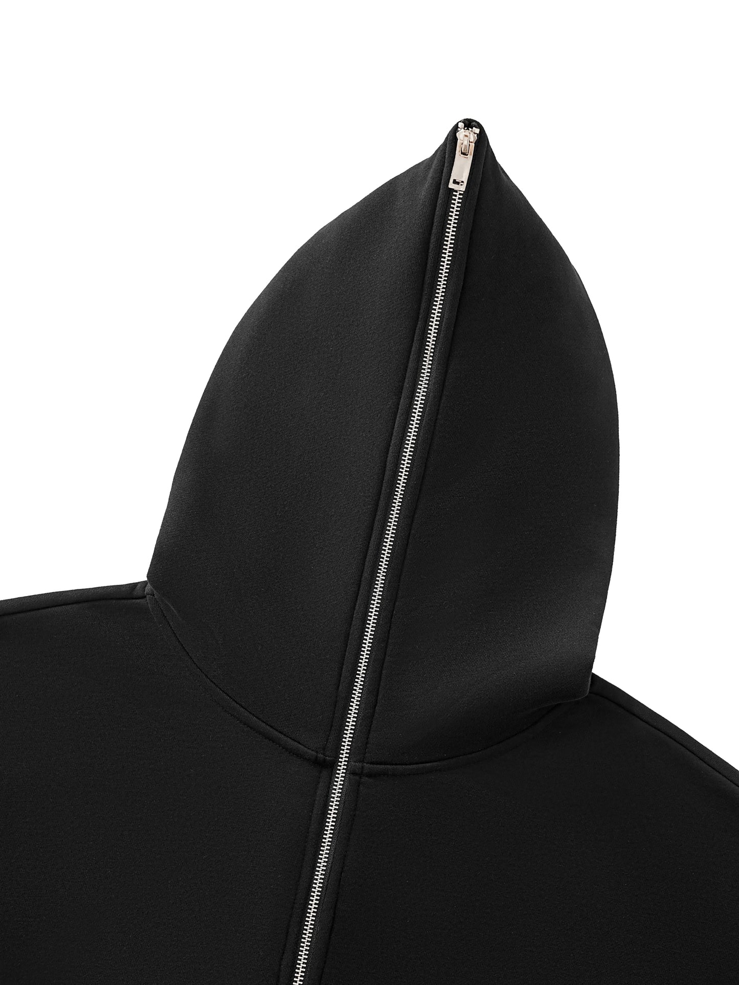 BIG ZAVE - Fleeced Full-Zip Boxy Hoodie