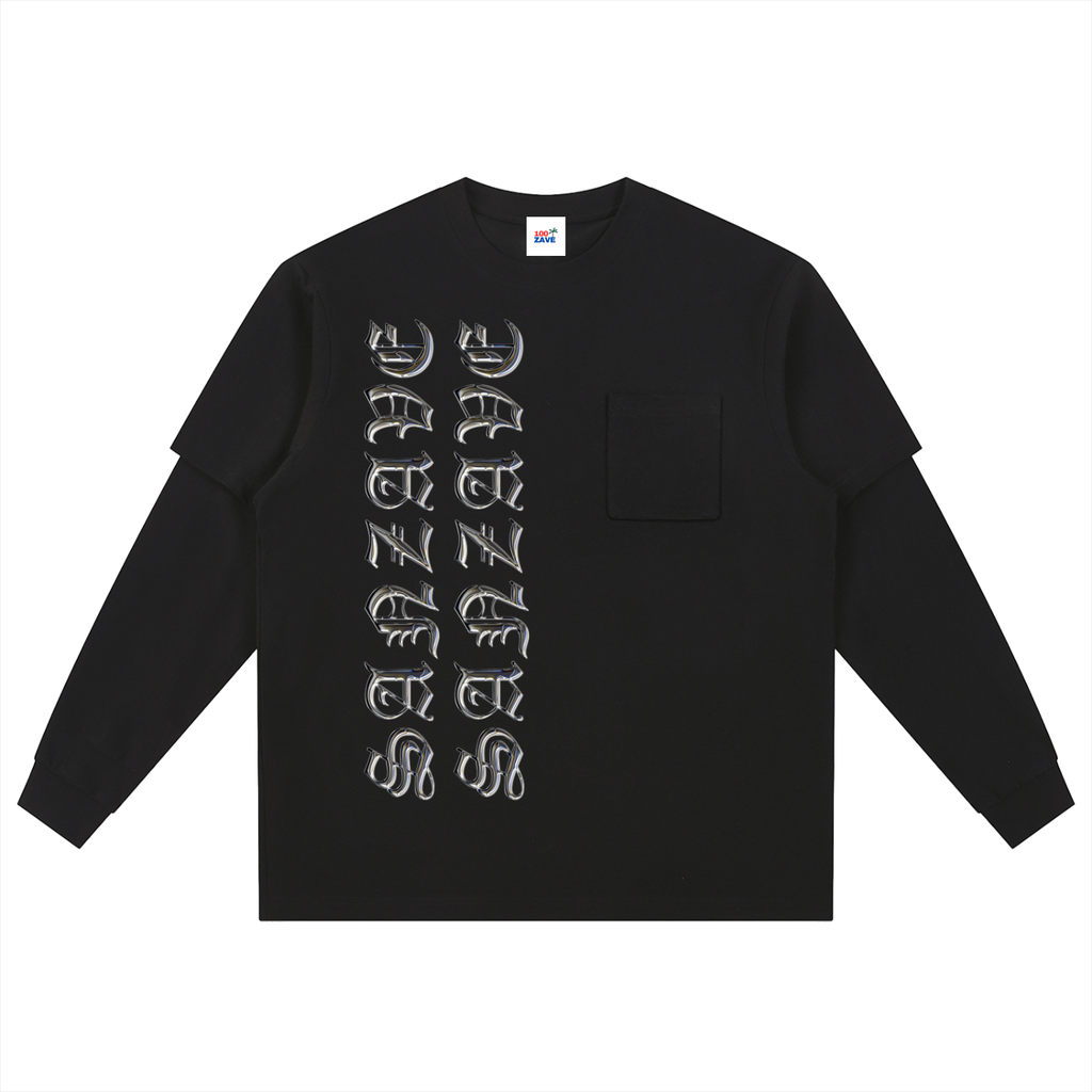 SANZAVE - Long Sleeve Oversized Tee