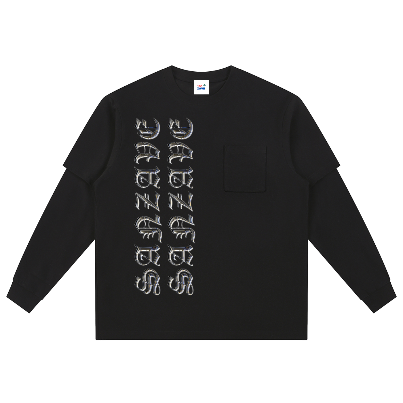 SANZAVE - Long Sleeve Oversized Tee