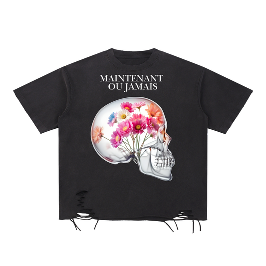 MOJ - Raw-Hem T-Shirt