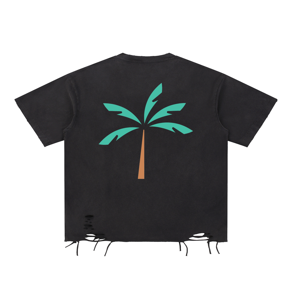 SANZAVE - Raw-Hem T-Shirt