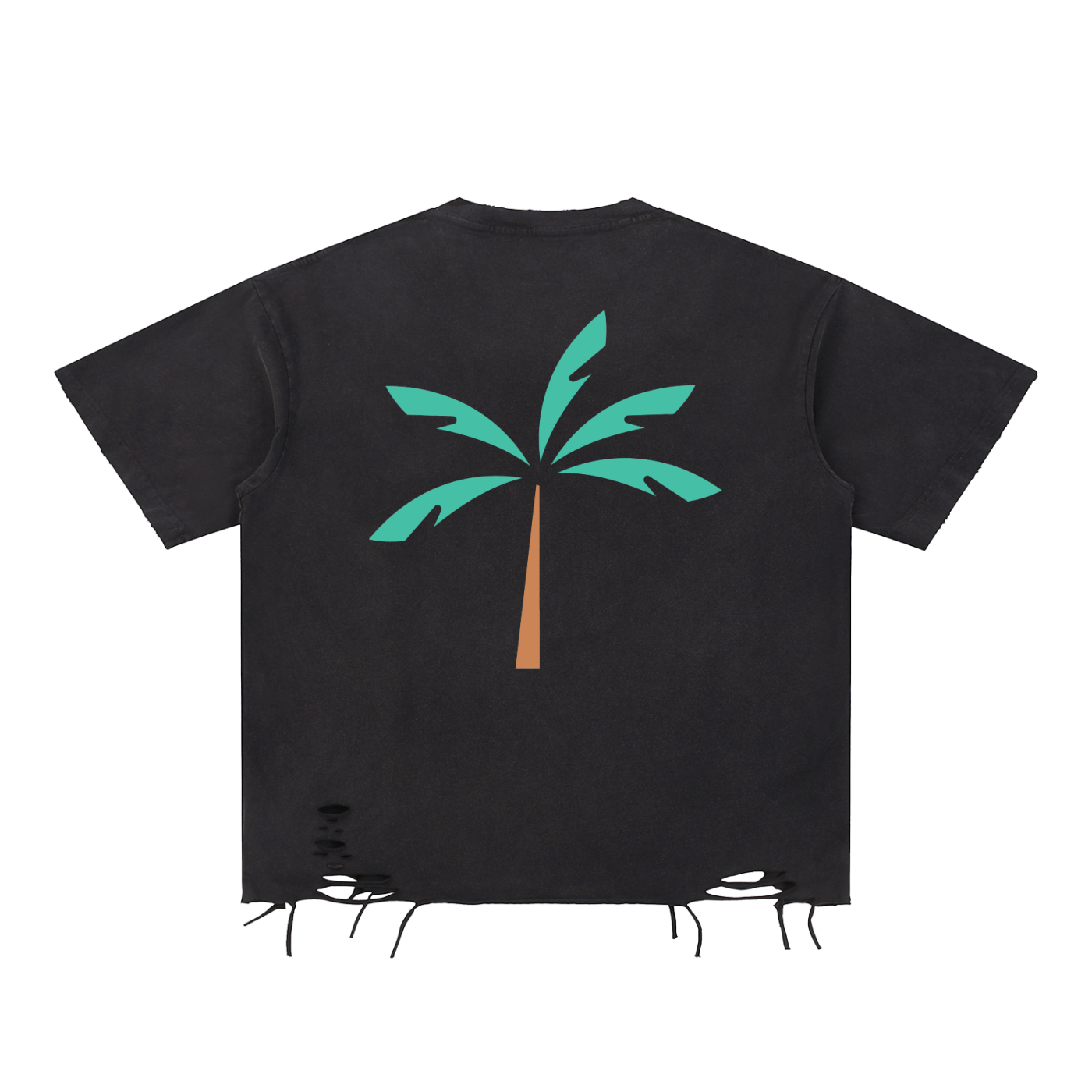 SANZAVE - Raw-Hem T-Shirt